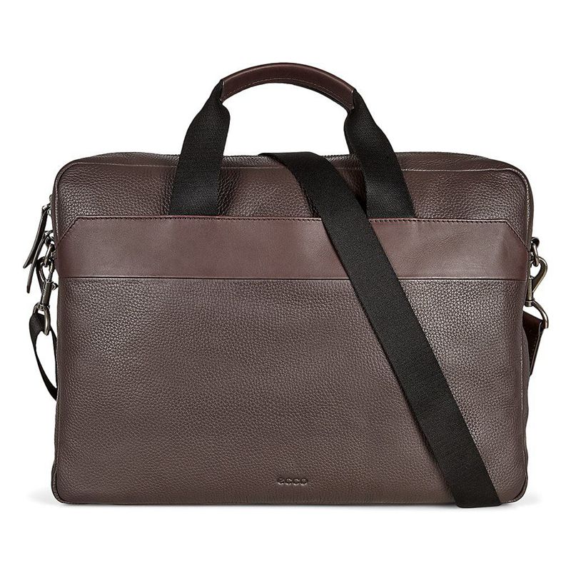 Men ECCO SUNE - Briefcases Brown - India NUGPZX769